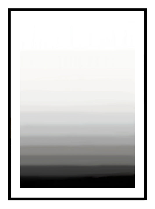 Gray Gradient Art Print