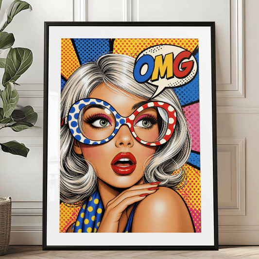OMG - Pop Art Print
