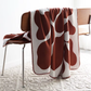 Soft Geometric Knit Throw Blanket