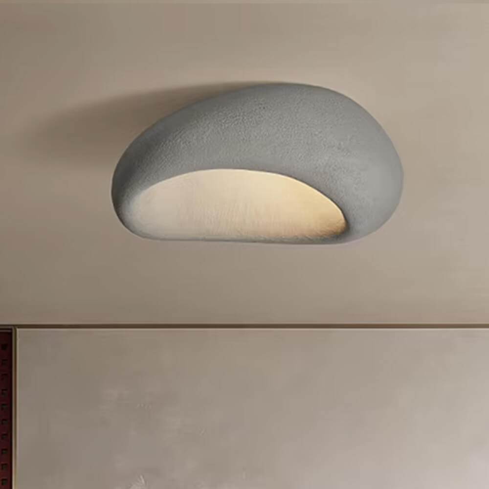 Lampada a sospensione minimalista a cupola in vetro - Vetro ambrato