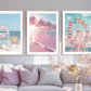 Pastel Beach Art Print