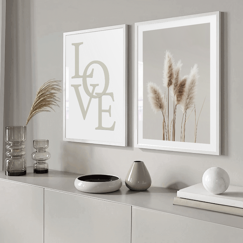 Soft Pampas Art Print