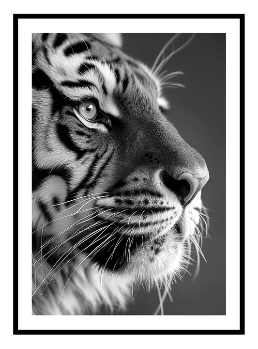 Atemberaubender Tiger-Kunstdruck – 2 Farben