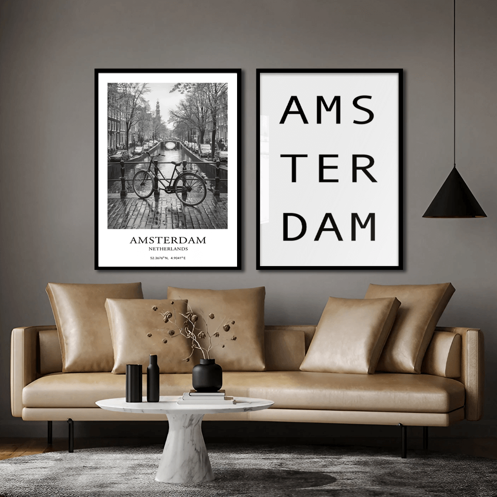 Amsterdam Typography Art Print