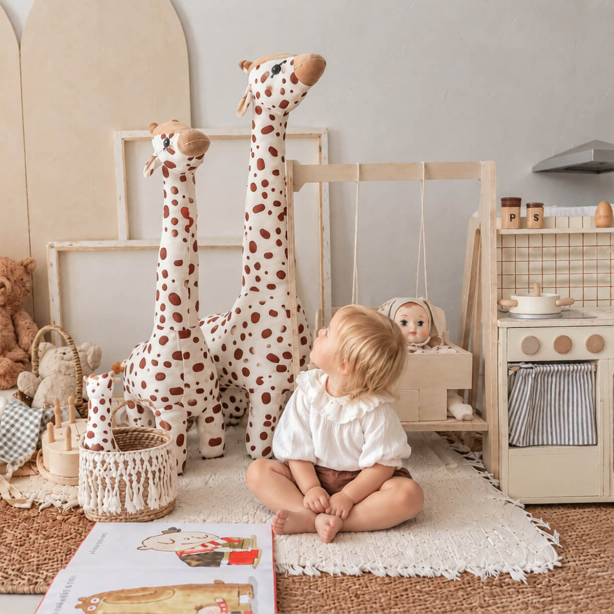 Soft Plush Nursery Giraffe - 3 Sizes