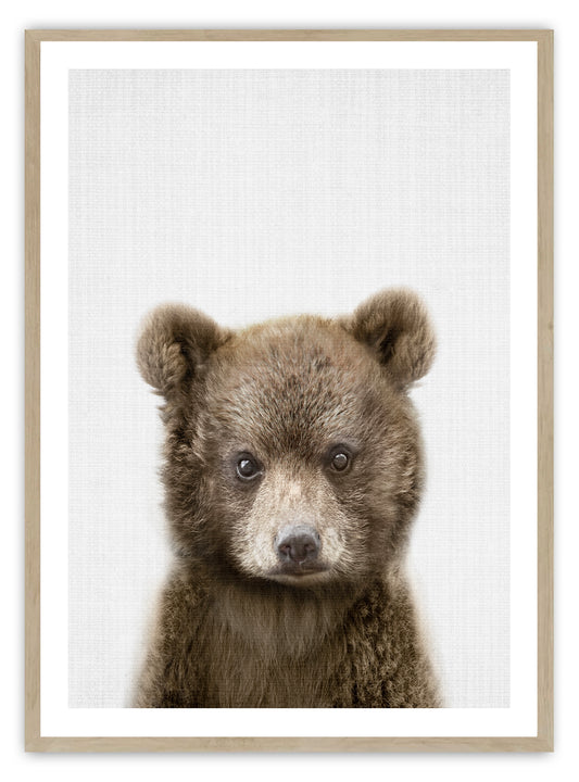 Stampa d'arte dell'orso del bambino