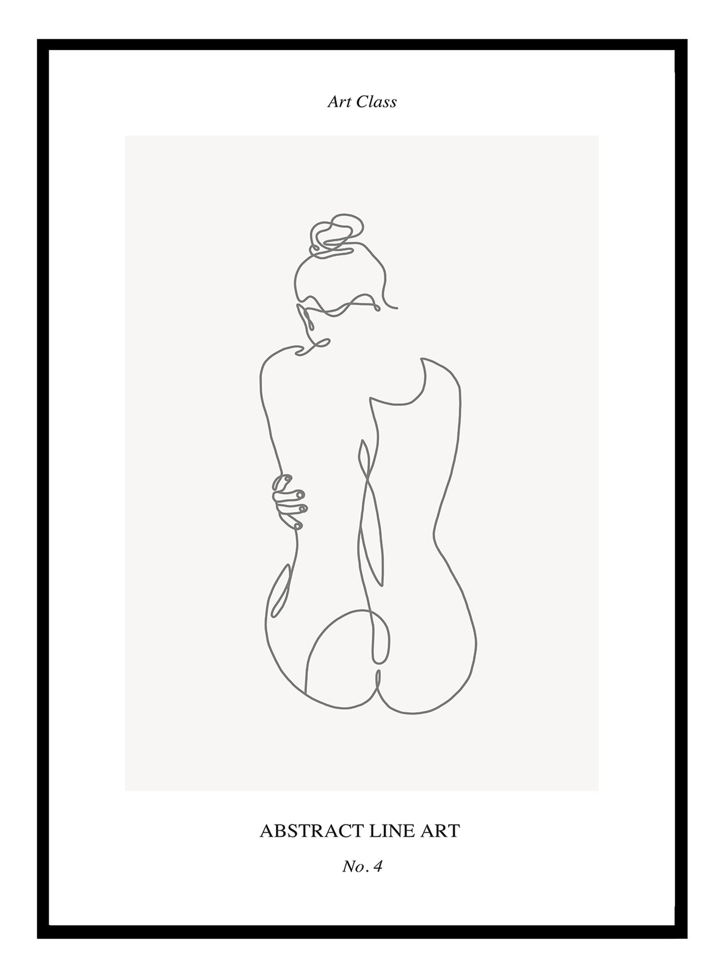 Naked Lady Art Print No. 4