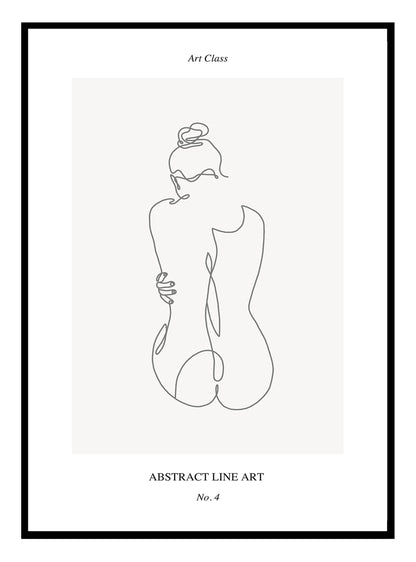 Naked Lady Art Print No. 4