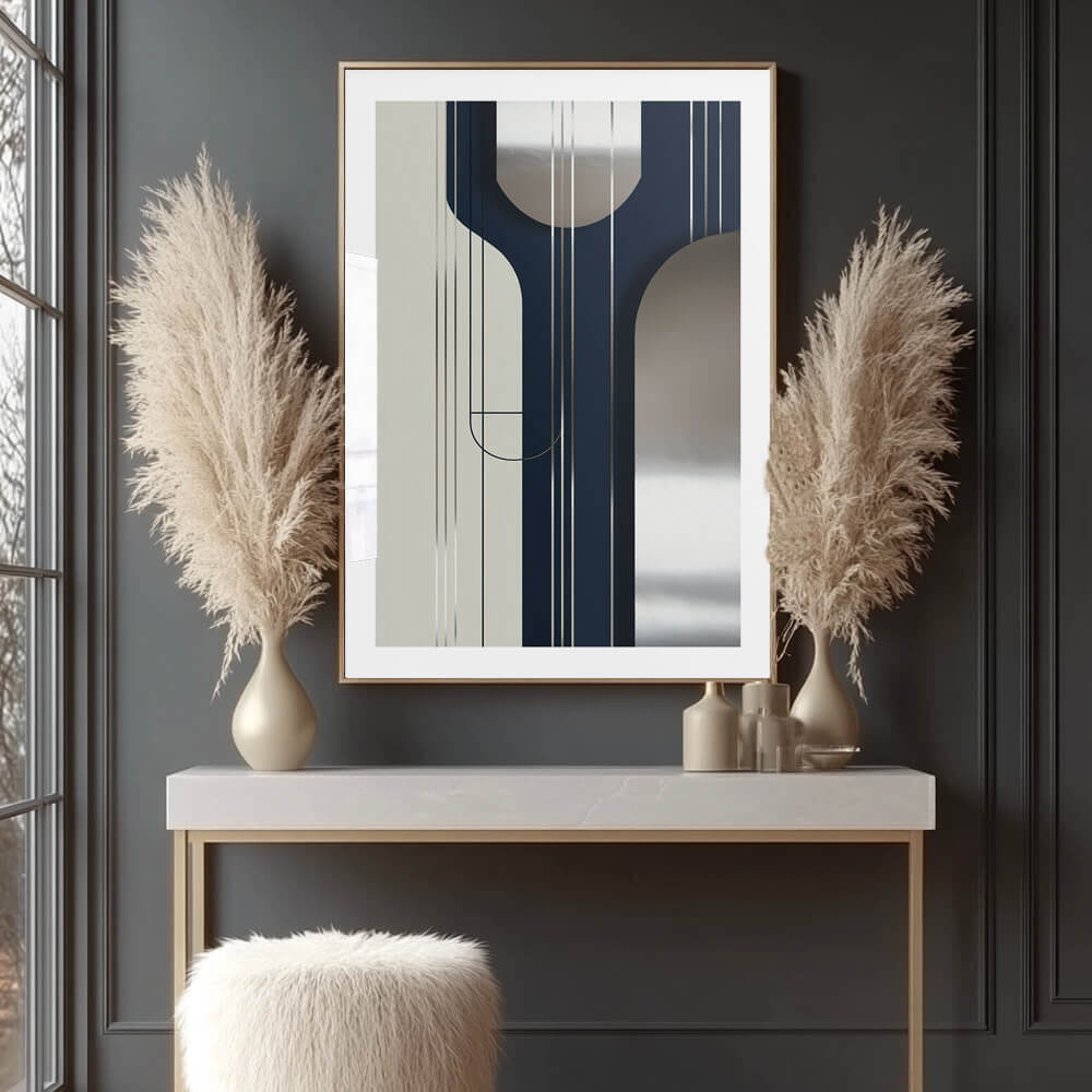 Contemporary Curves (B) Art Print