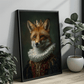 Vintage Fox Portrait – Renaissance Art Print