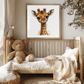 Baby Giraffe, Nursery Art Print