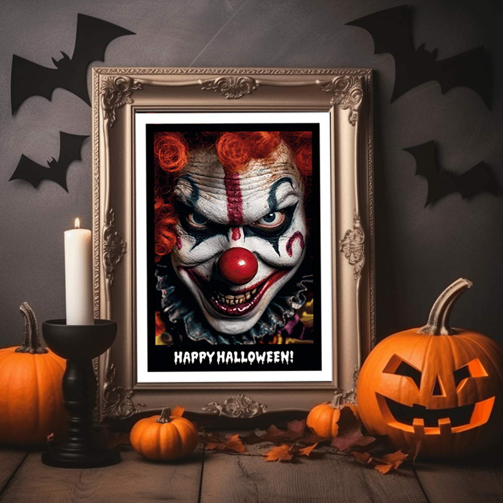 Evil Clown Art Print
