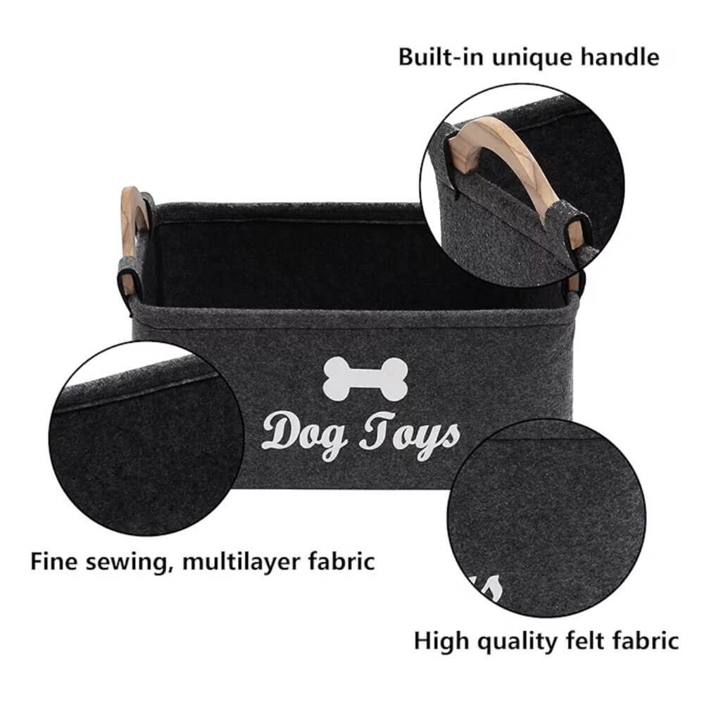 Dog Toy Storage Caddy - 2 Colours