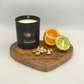 Luxuriöse Limetten-Basilikum- und Mandarinenkerzen – 3 Größen
