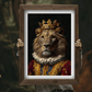 Vintage Lion Portrait – Renaissance Art Print