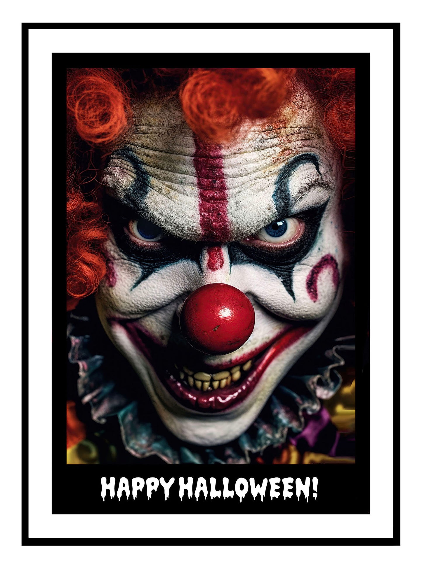 Evil Clown Art Print