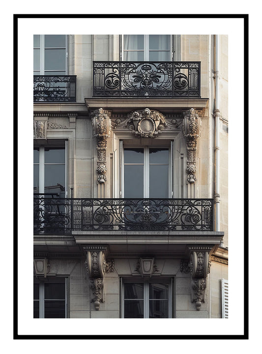 Parisian Balcony Art Print