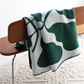 Soft Geometric Knit Throw Blanket