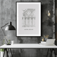 Gothic Arcade Art Print