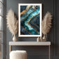 Aqua Geode (B) Art Print