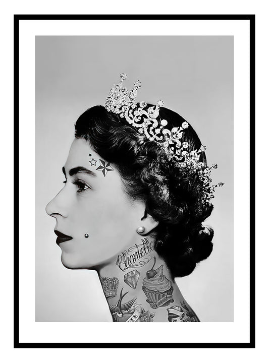 Punk Queen Art Print