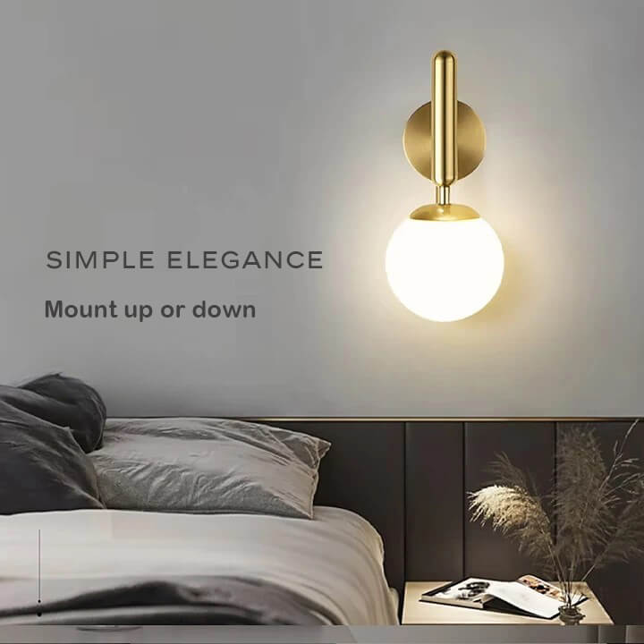 Globe Wall Light - 2 Colours