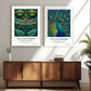 William Morris Inspired, Signed - Peacock Print (A)