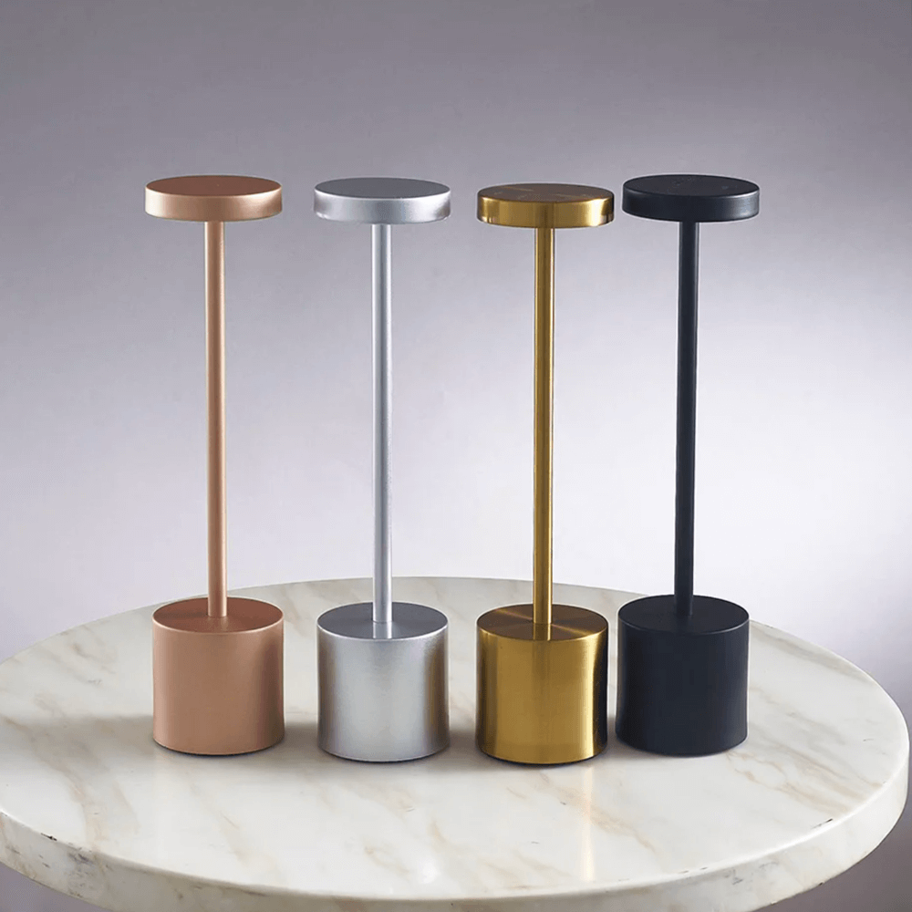 Minimalistische tragbare Tischlampen - 4 Farben
