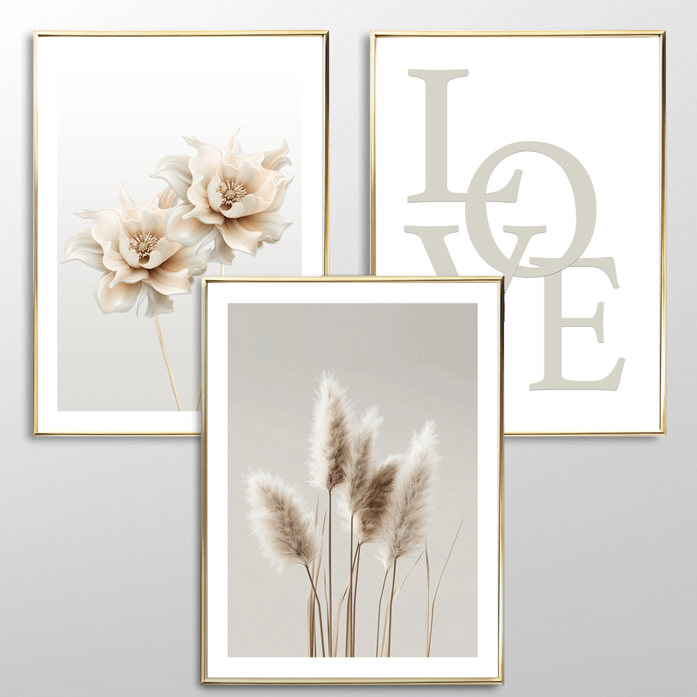 Soft Pampas Art Print