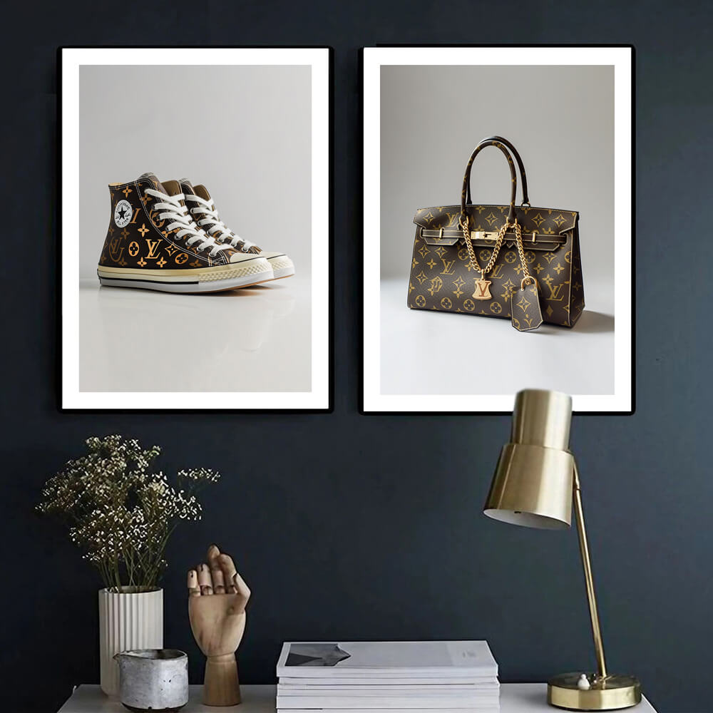 LV Sneakers Art Print