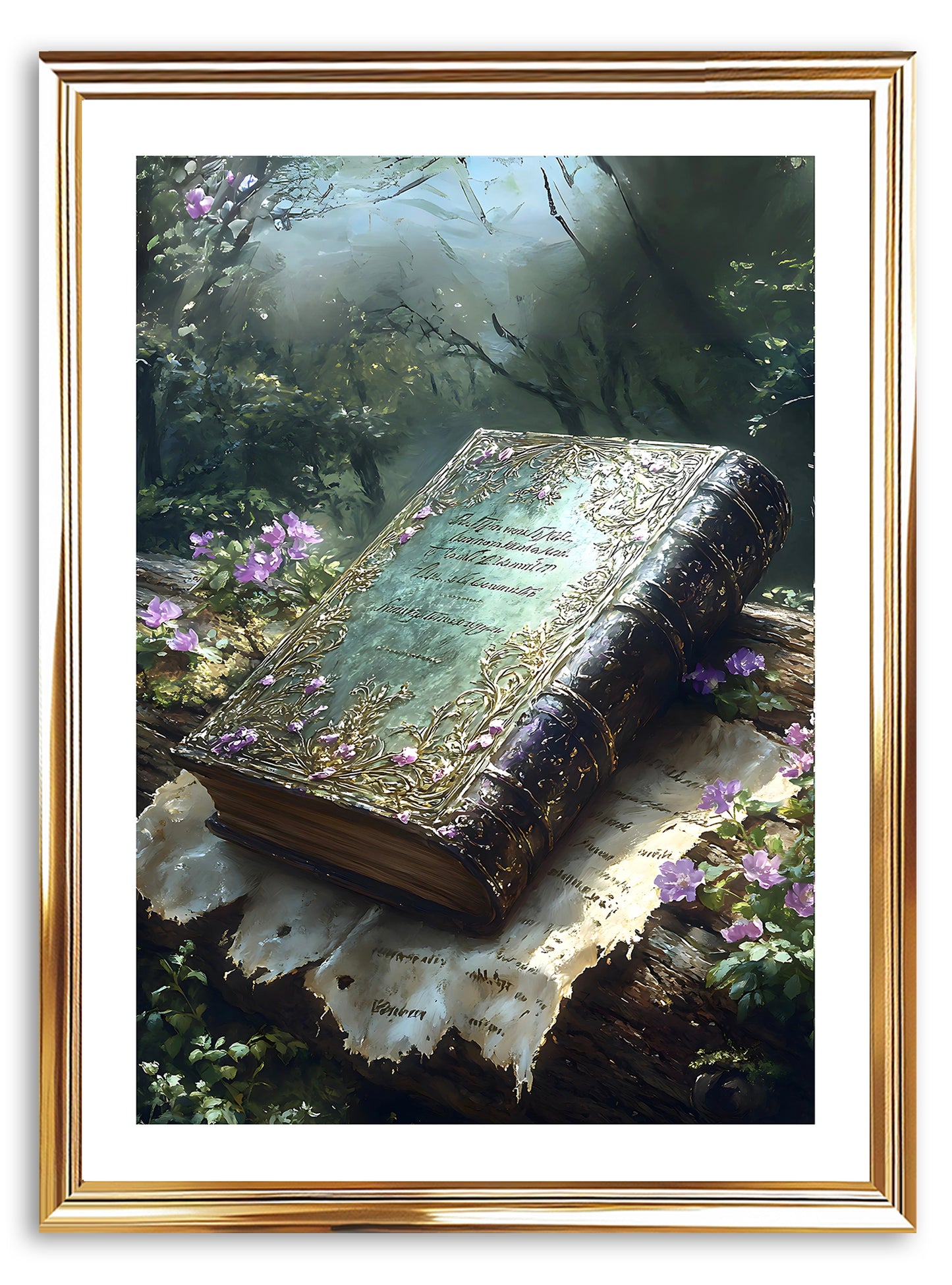 Book of Spells Art Print