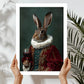 Vintage Hare Portrait – Renaissance Art Print