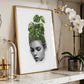 Botanisk jente (C) kunsttrykk