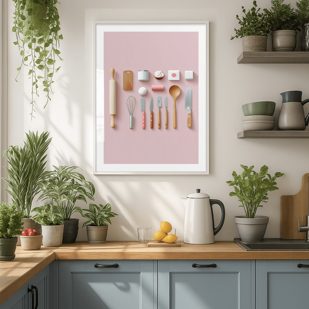 Abstrakt linjer kunsttrykk