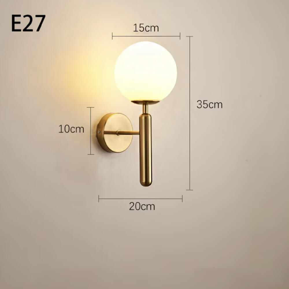 Globe Wall Light - 2 Colours