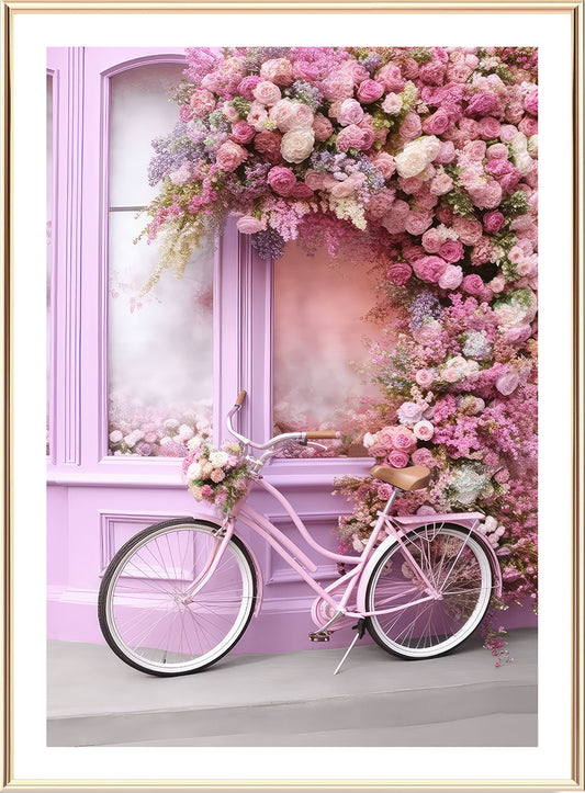 Винтидж Brighton Bike Art Print