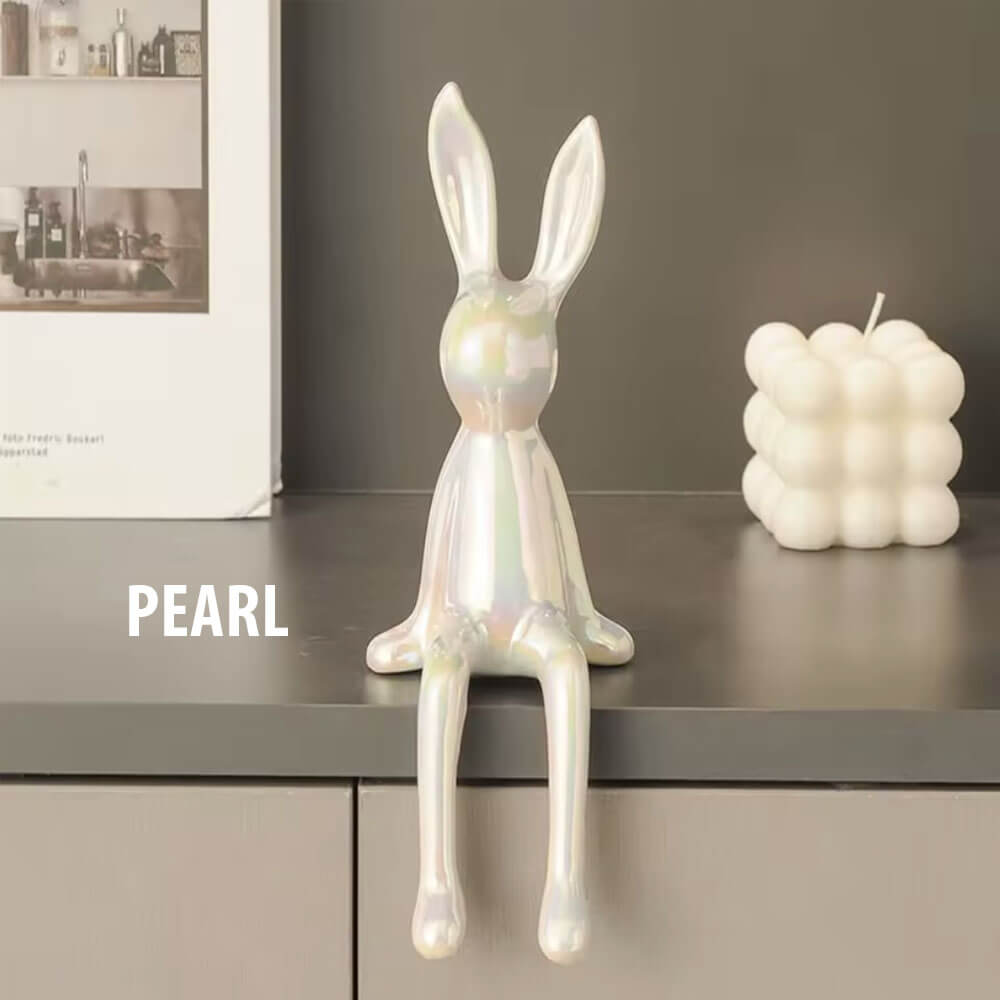 Metallic Bunny Ornament