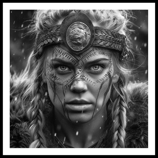 Viking Shieldmaiden (C) Art Print