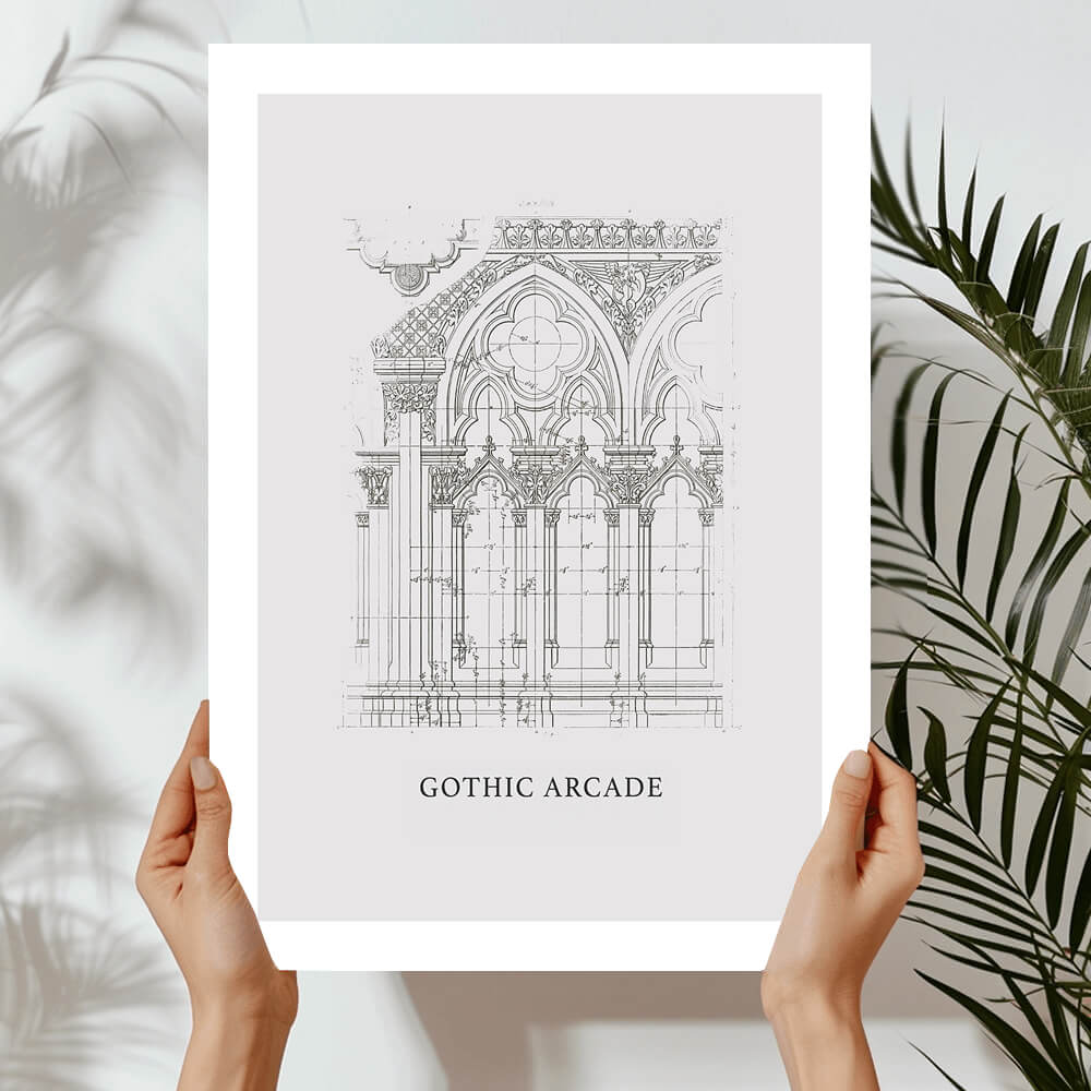 Gothic Arcade Art Print