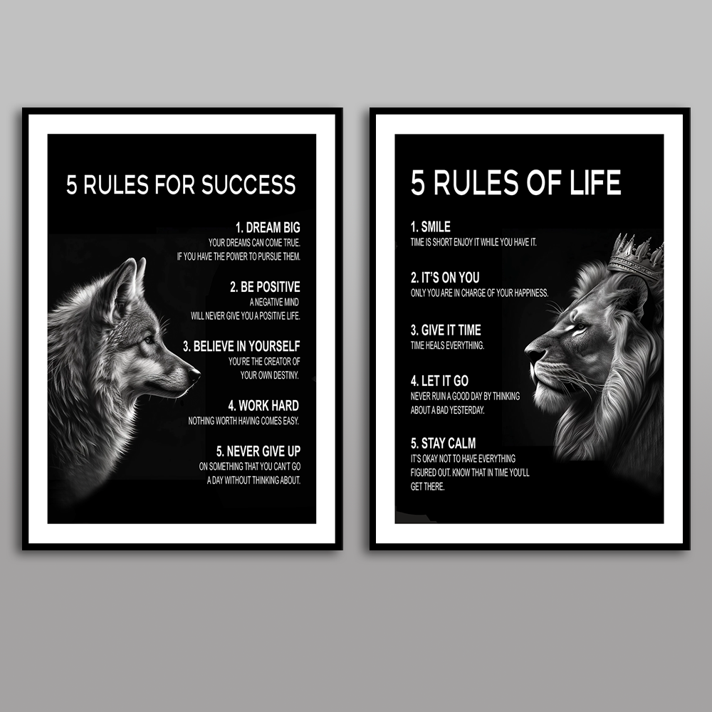 Life Rules Art Print