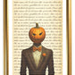 Pumpkin Head Art Print