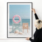 Beach Chair Art Print