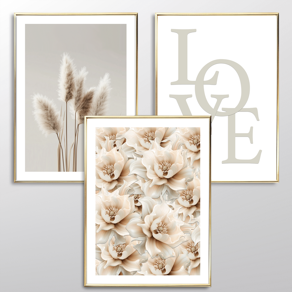 Soft Pampas Art Print