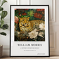 Inspirado en William Morris, Firmado - Estampado de Colibríes