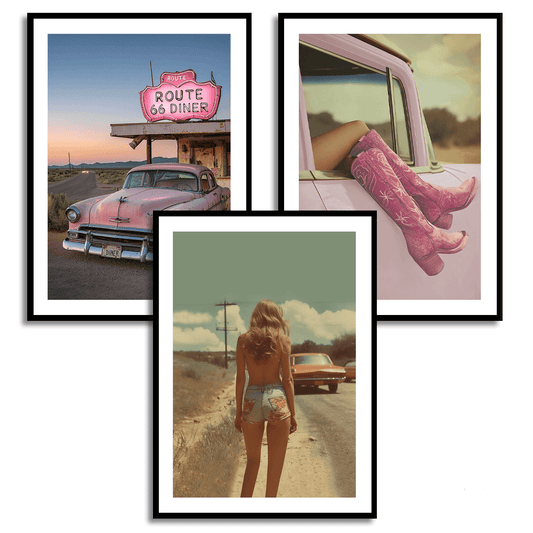 Impression artistique Fille de Californie