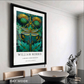 Lampu Seni Berbingkai LED Backlit William Morris - Capung
