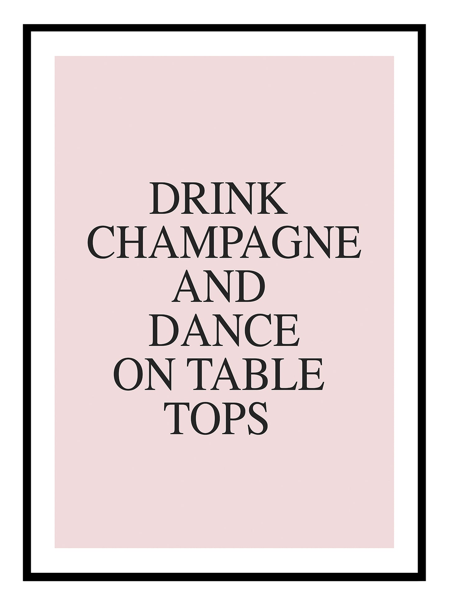 Champagne Art Print