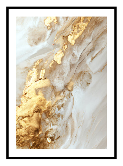 Impression d'art Contempo Gold (A)