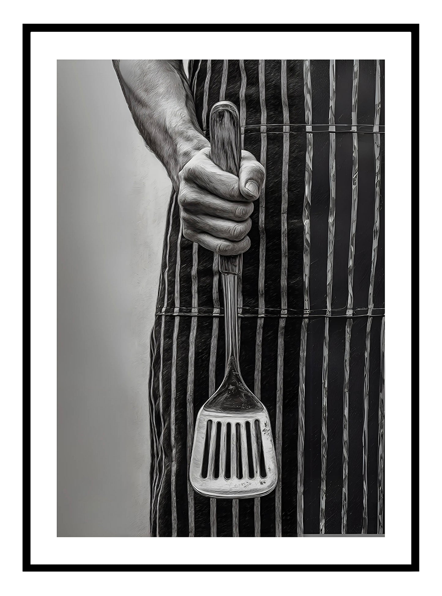 Abstrakt Linnen Art Print