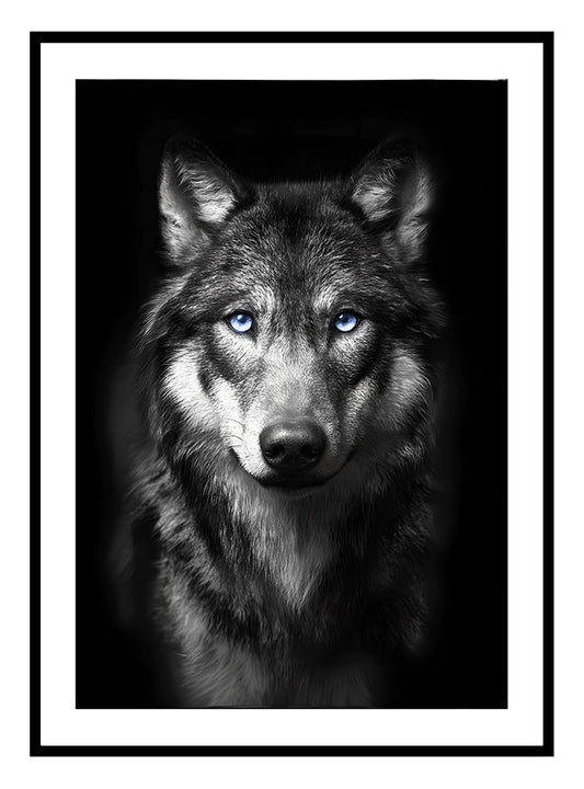 Loup sauvage Impression artistique